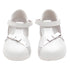 White Silver Bow Mary Jane Style Sandals Toddler 5-Little Girls 2 - SophiasStyle.com
